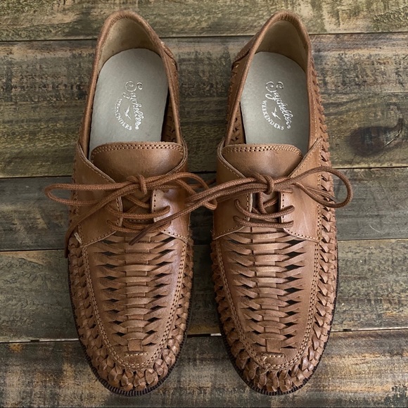 Seychelles Weekender | Tan Leather Boat Shoes Loafers - 5-1/2 - Picture 1 of 8